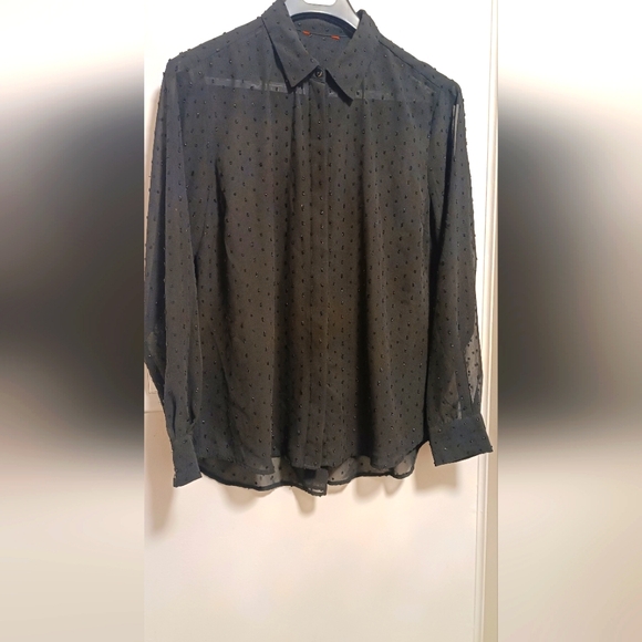 Classy Polka office Casual Summer Shirt - Picture 1 of 2